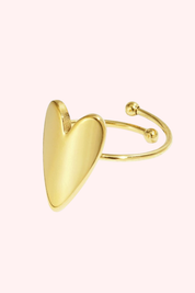 Heart of gold ring - Goud