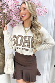 Soho inspired trui - Beige