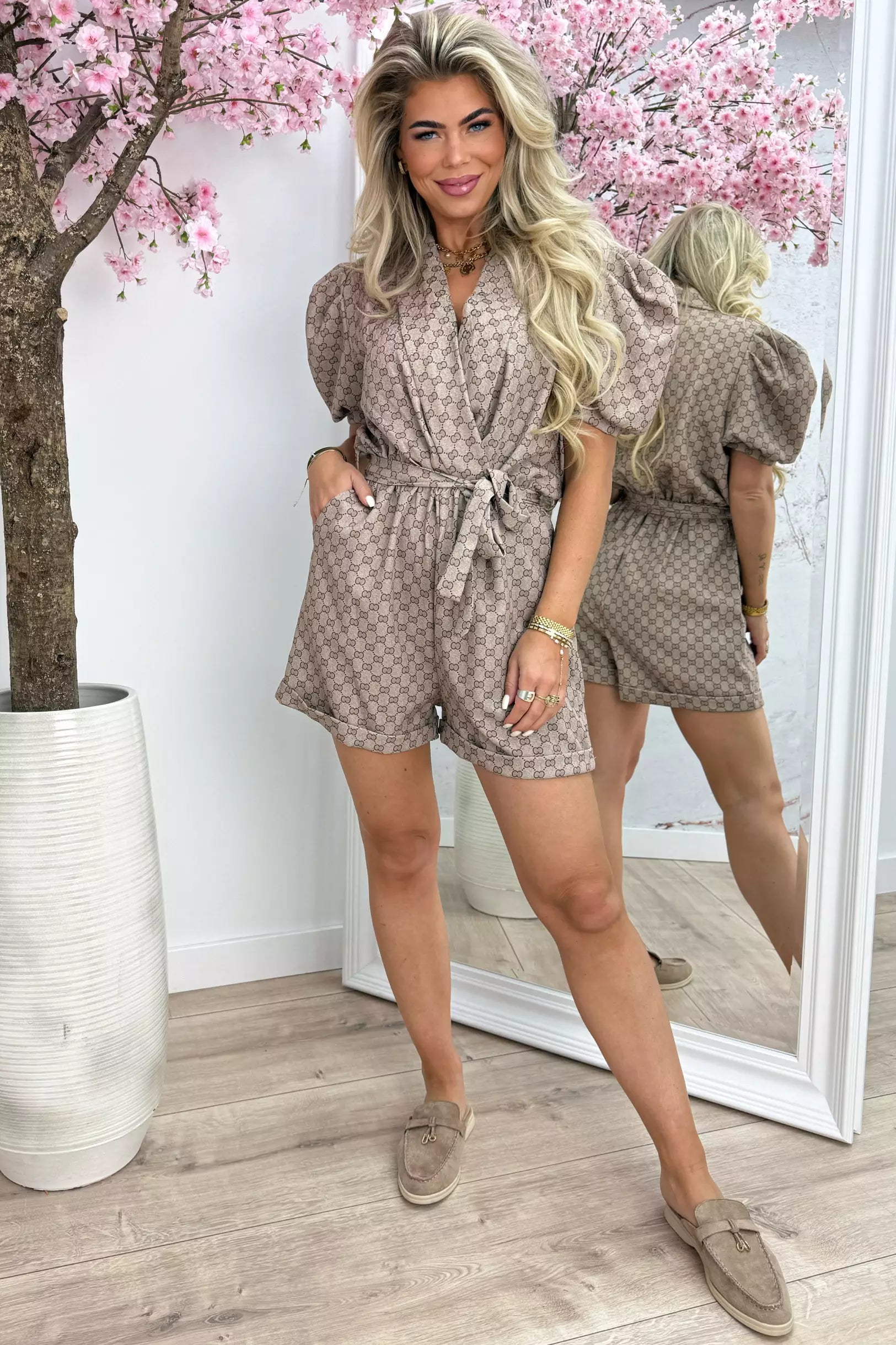 Inspired poffie jumper - Camel