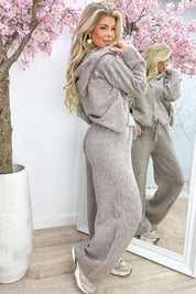 Comfy mood knitted vest - Taupe