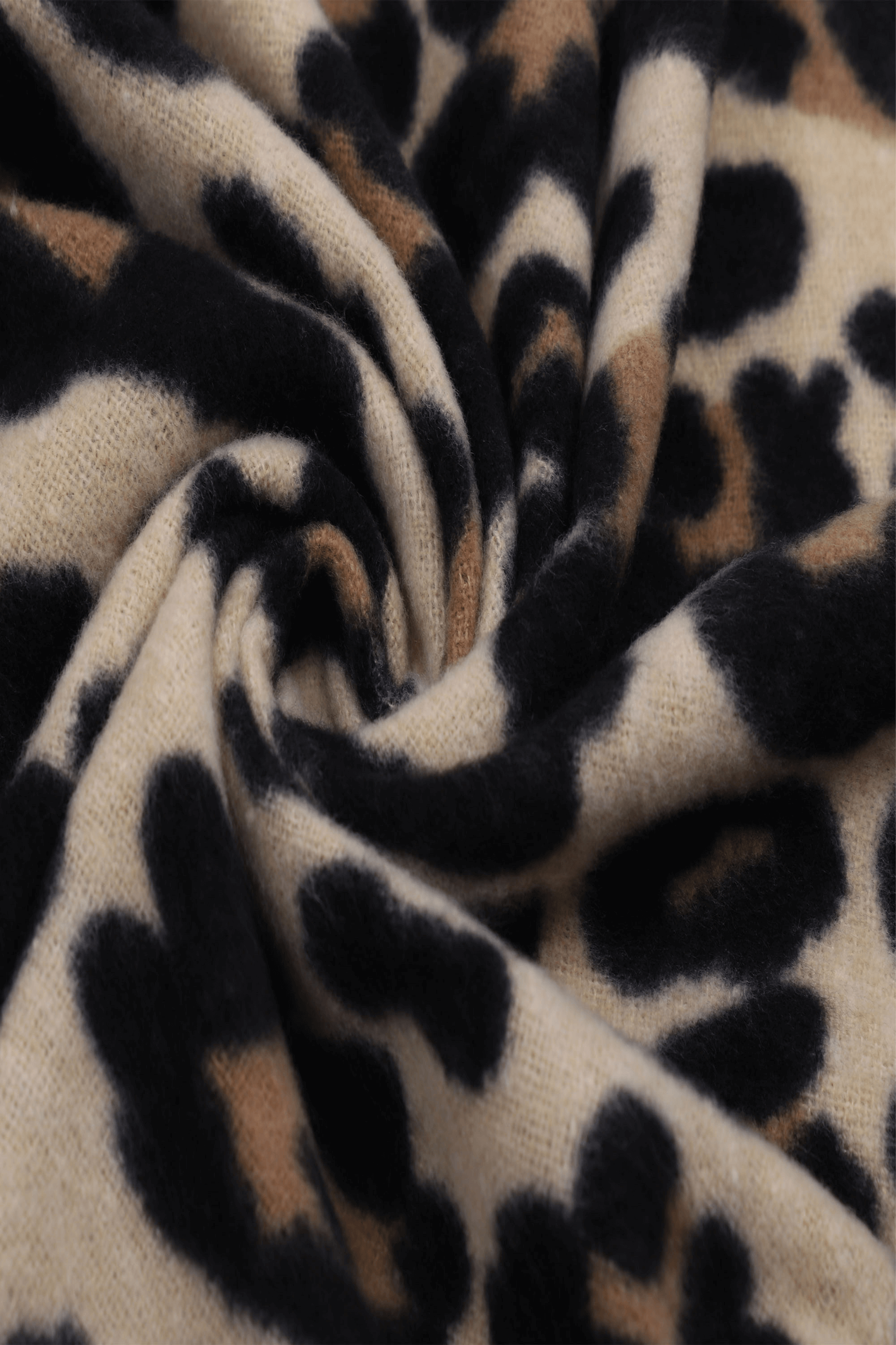 Leopard sjaal - Beige