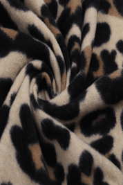 Leopard sjaal - Beige