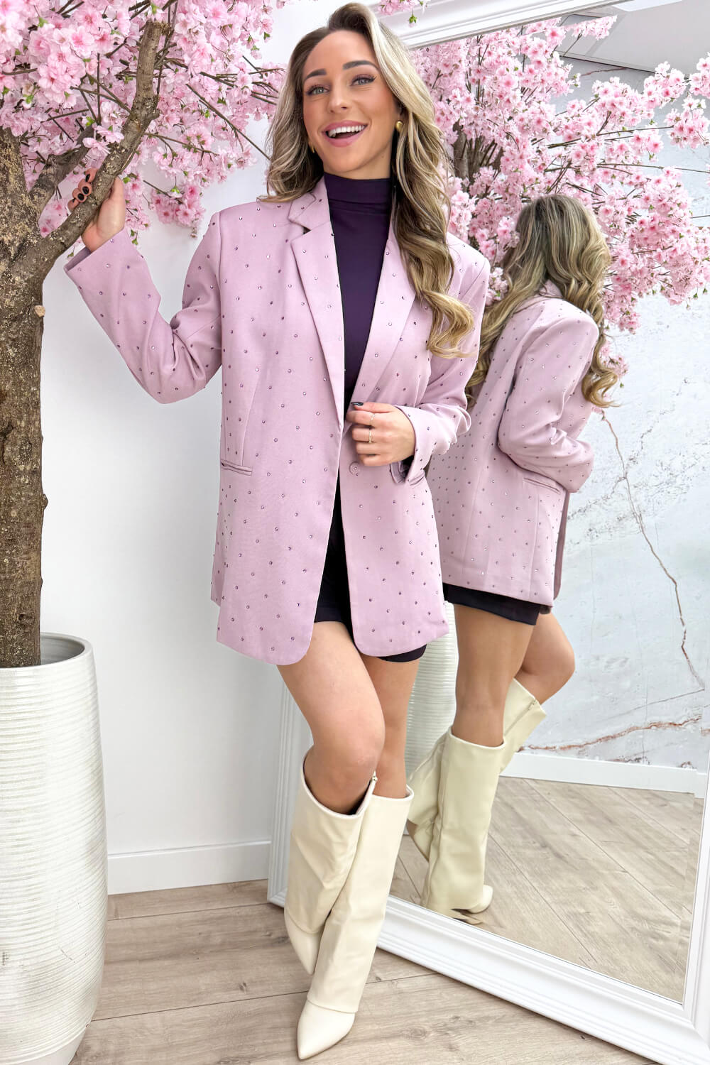 Diamond blazer - Lila