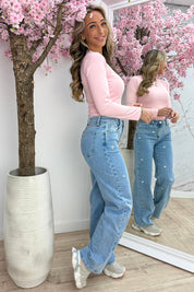 Basic travel topje - Roze