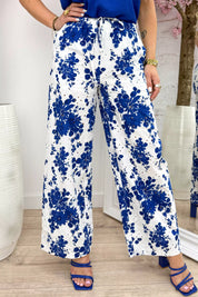 Mykonos nights pants - Kobalt