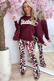 Los angeles sweater - Bordeaux