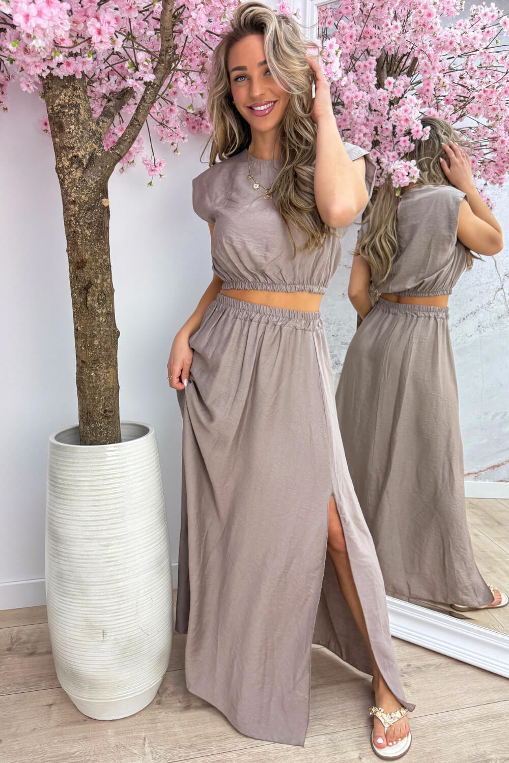 Costa co-ord - Taupe