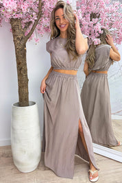 Costa co-ord - Taupe