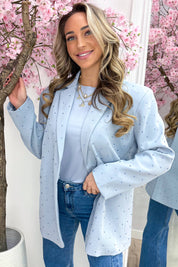 Diamond blazer - Jeans blue