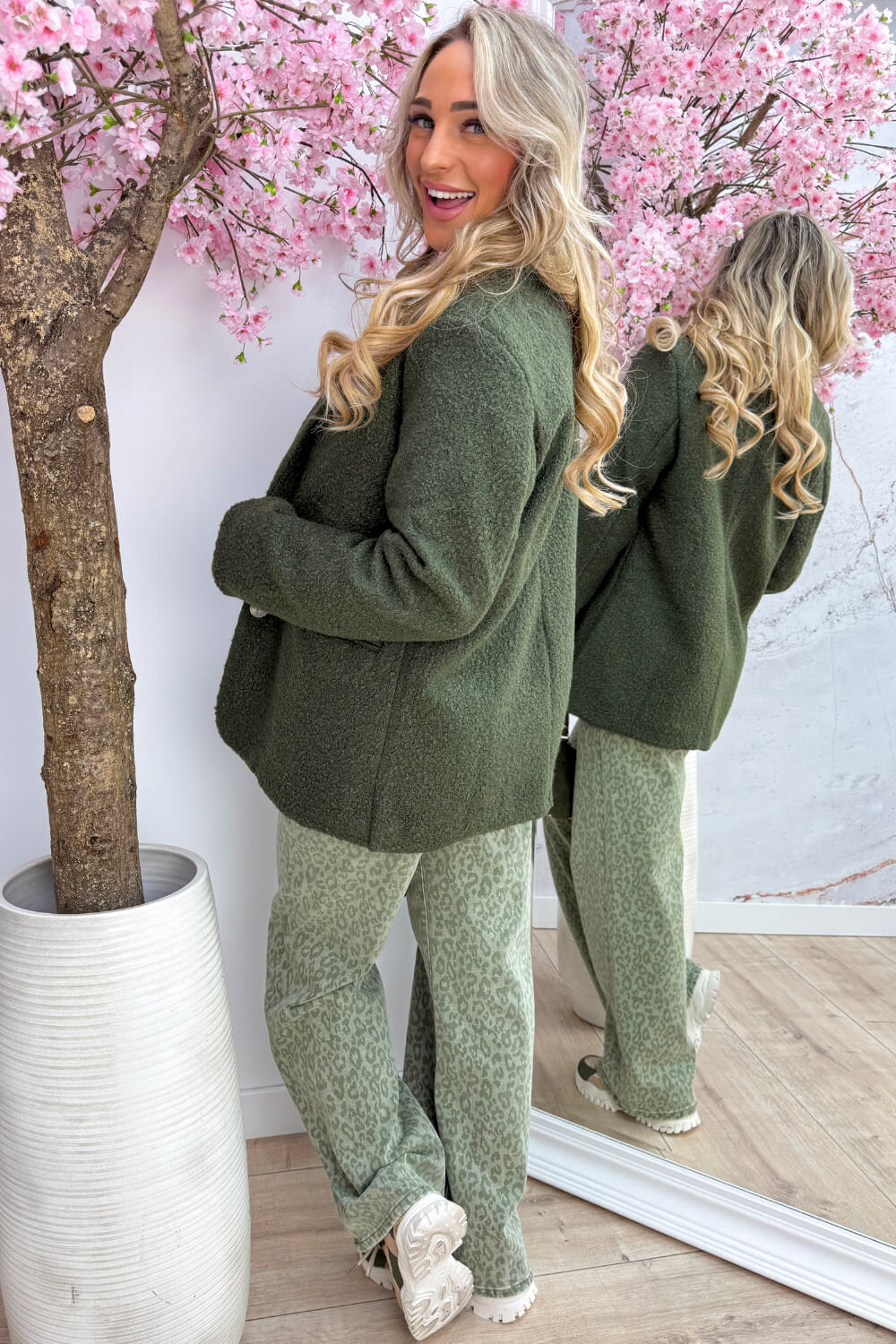 Teddy blazer - Army