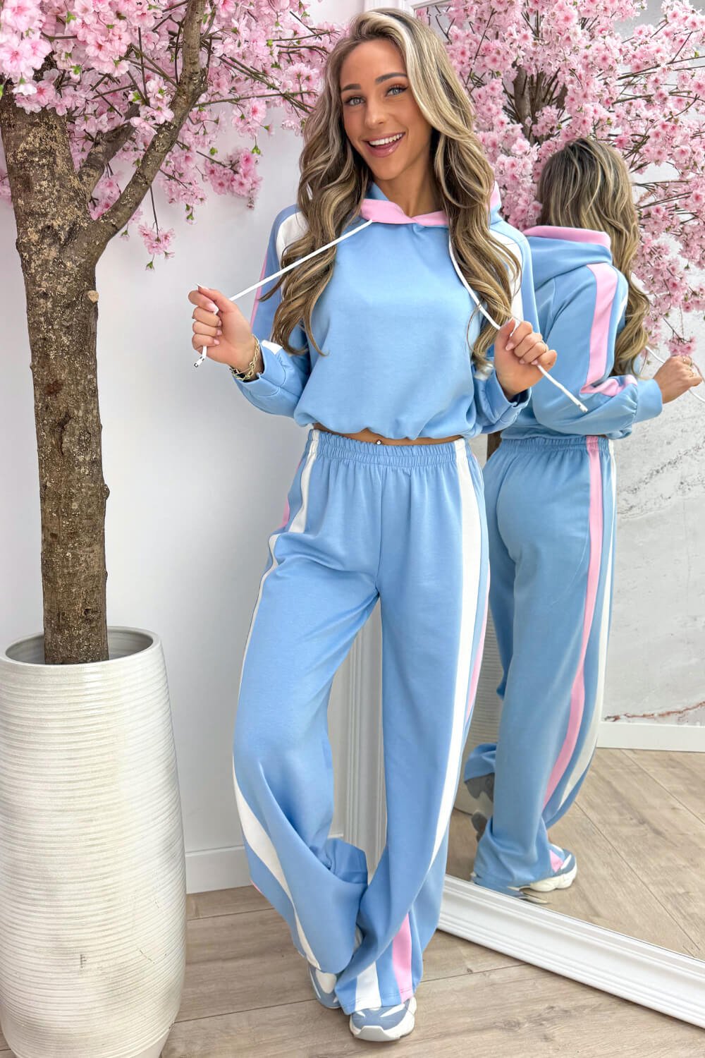 Chill day comfy co-ord - Sky blue