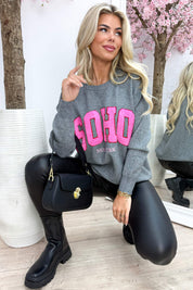 Soho New York Soft Sweater - DK. gray