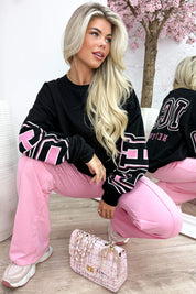 Chicago Oversized Sweater - Black