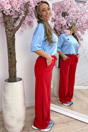 Little love T-shirt - Sky blue