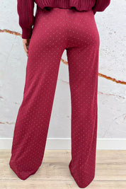 Diamond travel pants - Bordeaux
