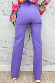 Pantalon à jambe droite 1.0 - DK. violet