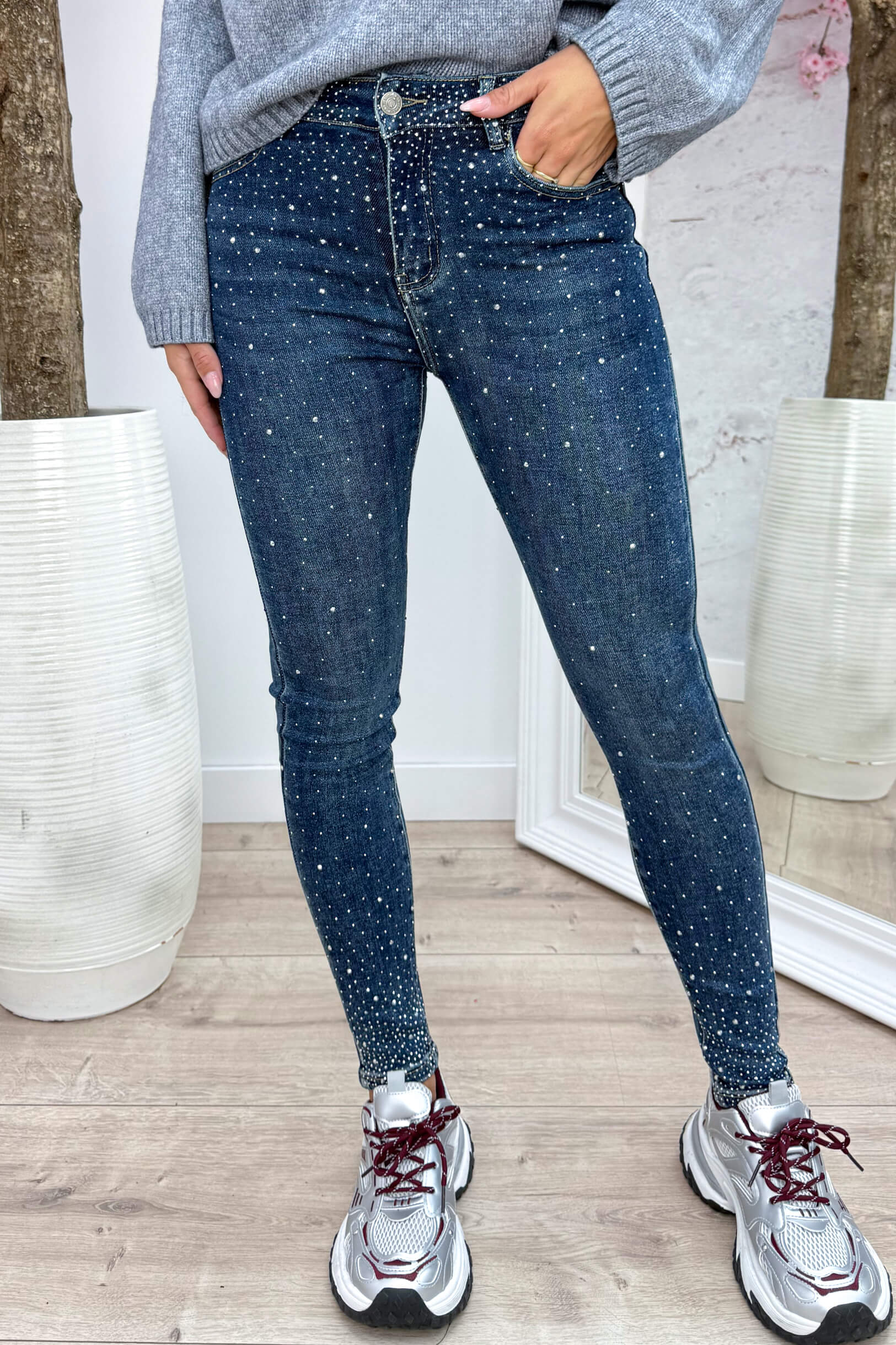 Diamond slim jeans H931-3 - Jeans blue