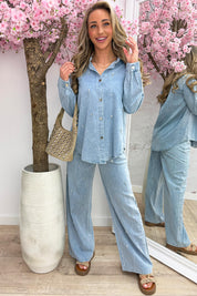 Glow like that denim co-ord - Jeans blue