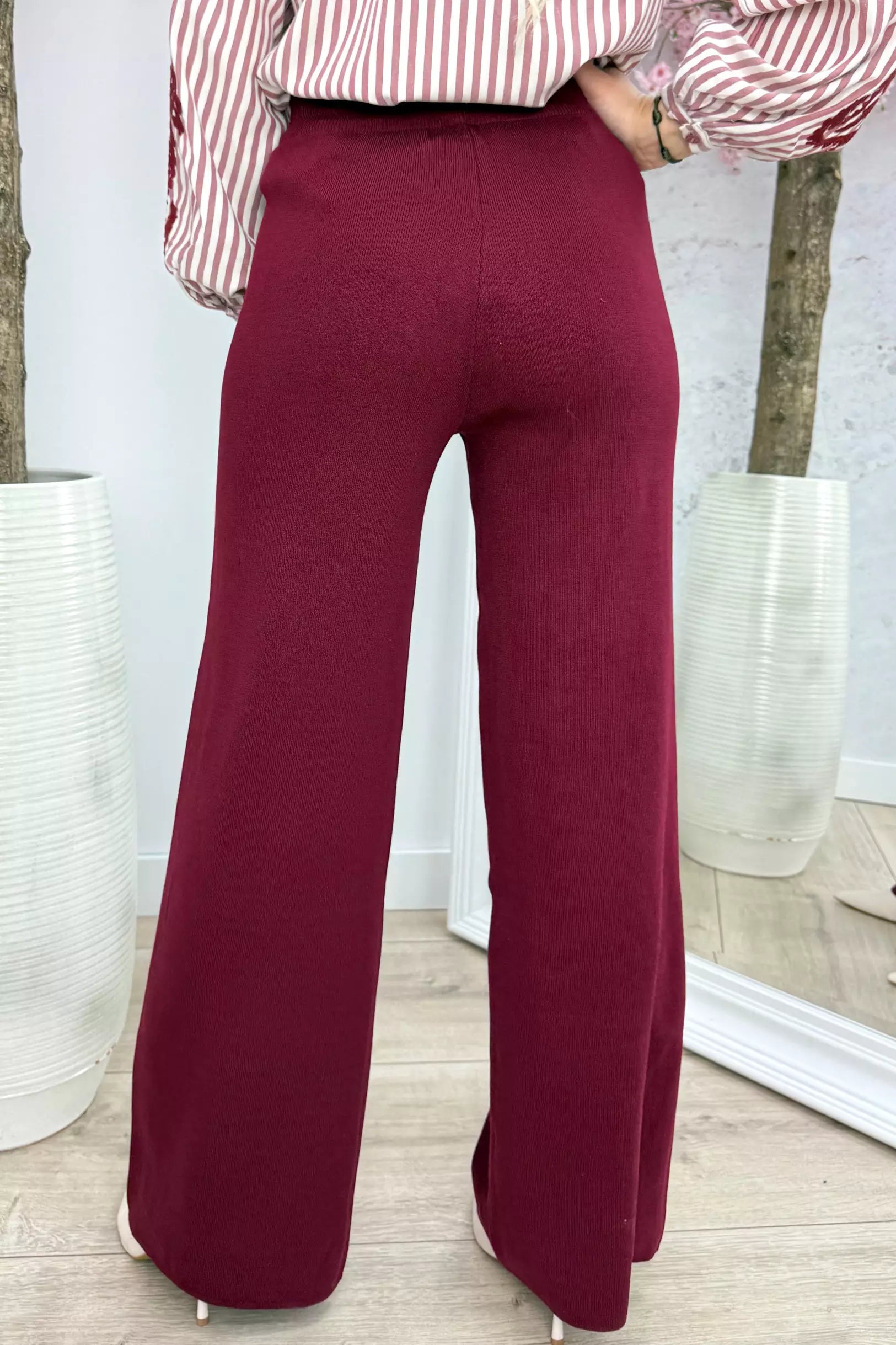 C comfy flair pants - Bordeaux