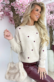 So much love trui - Bordeaux