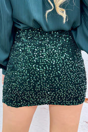 Paillet Skirt - Green