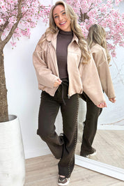 Lovin’ suede bomber - Beige