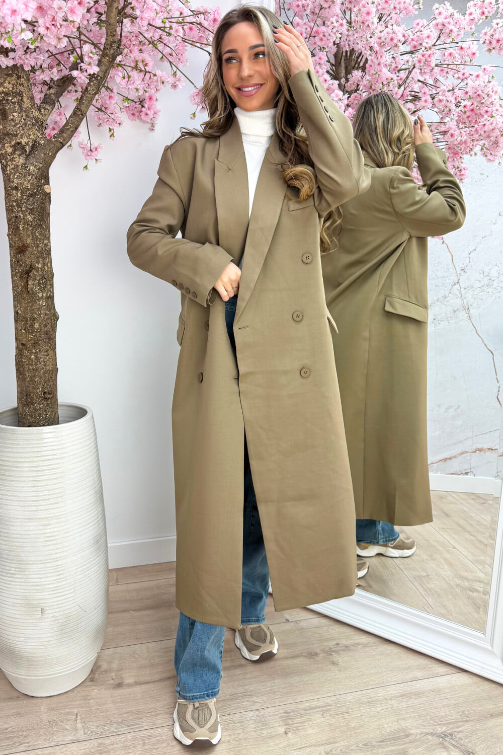 On the go trenchcoat - Taupe