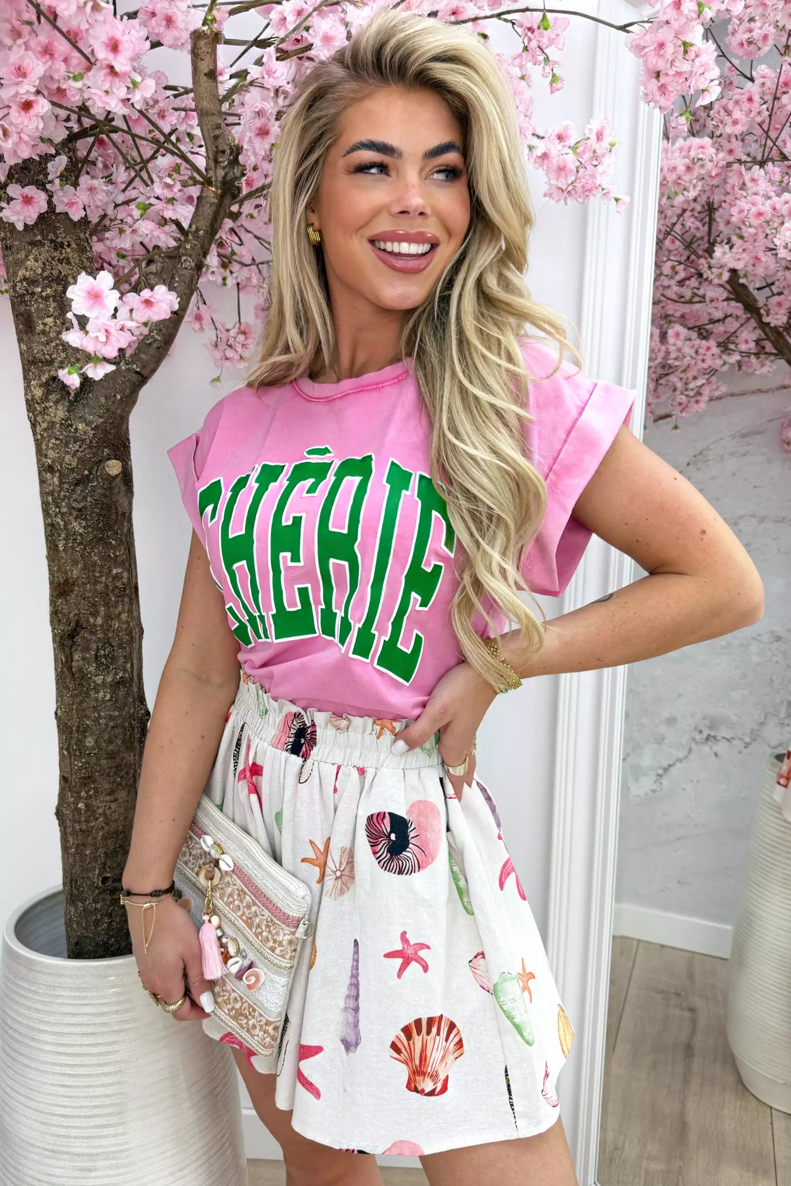 Cherie t -shirt - lollypop rosa