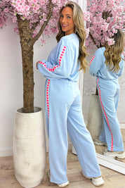 Neon lover sweater - Sky blue