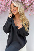 The comfy girl club trui - Zwart