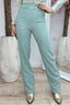 Straight leg trousers - Mint