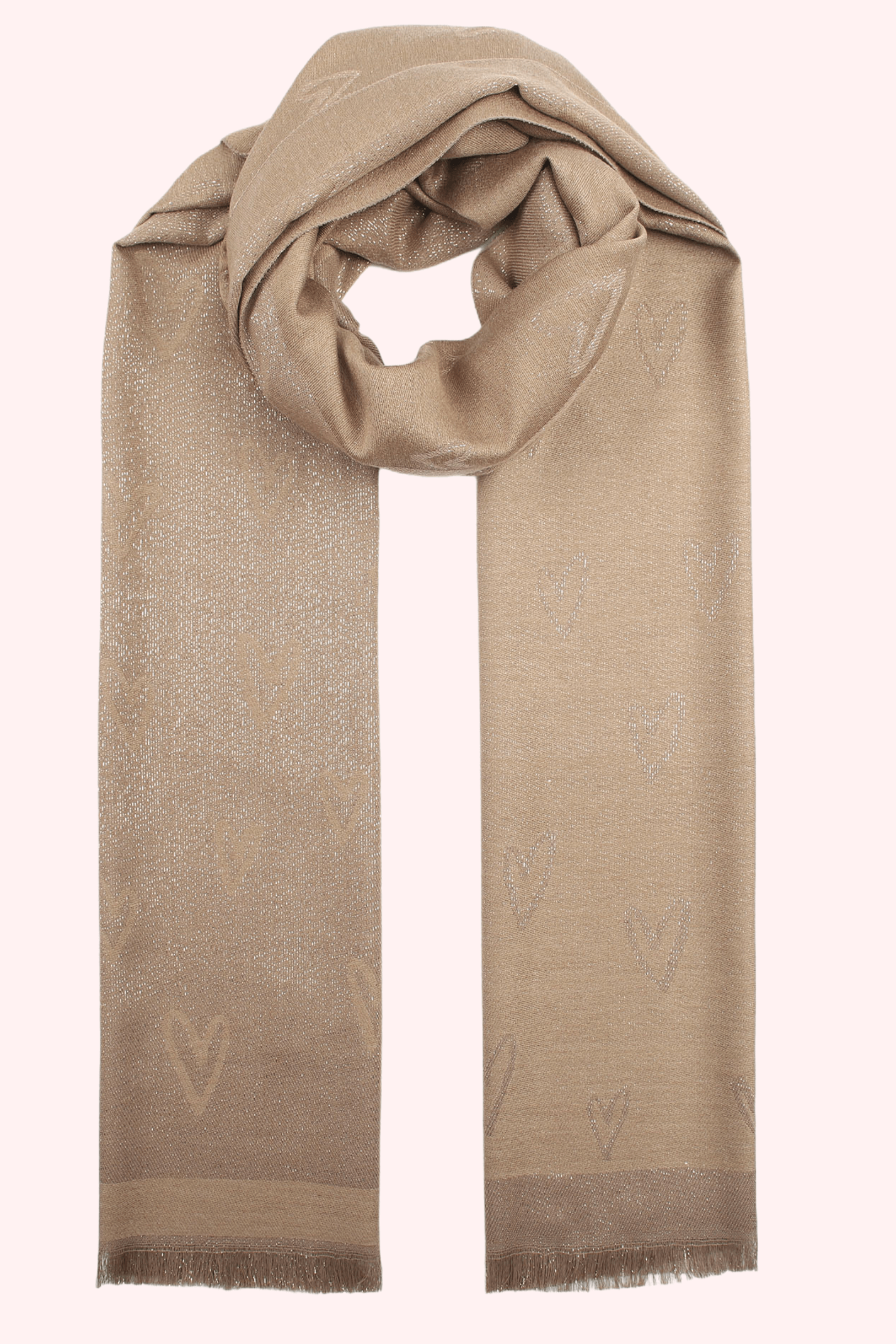 Sparkle season sjaal - Camel