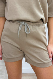 Sparkle chill short - Taupe