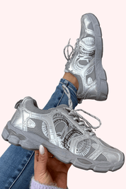 Inspired sneakers - Zilver