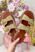 Cool suede look slipper - Olive