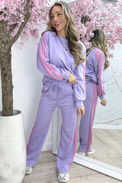 Stripe supreme co-ord - Lila