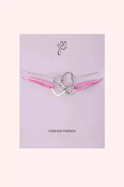 Forever friends armband set - Zilver