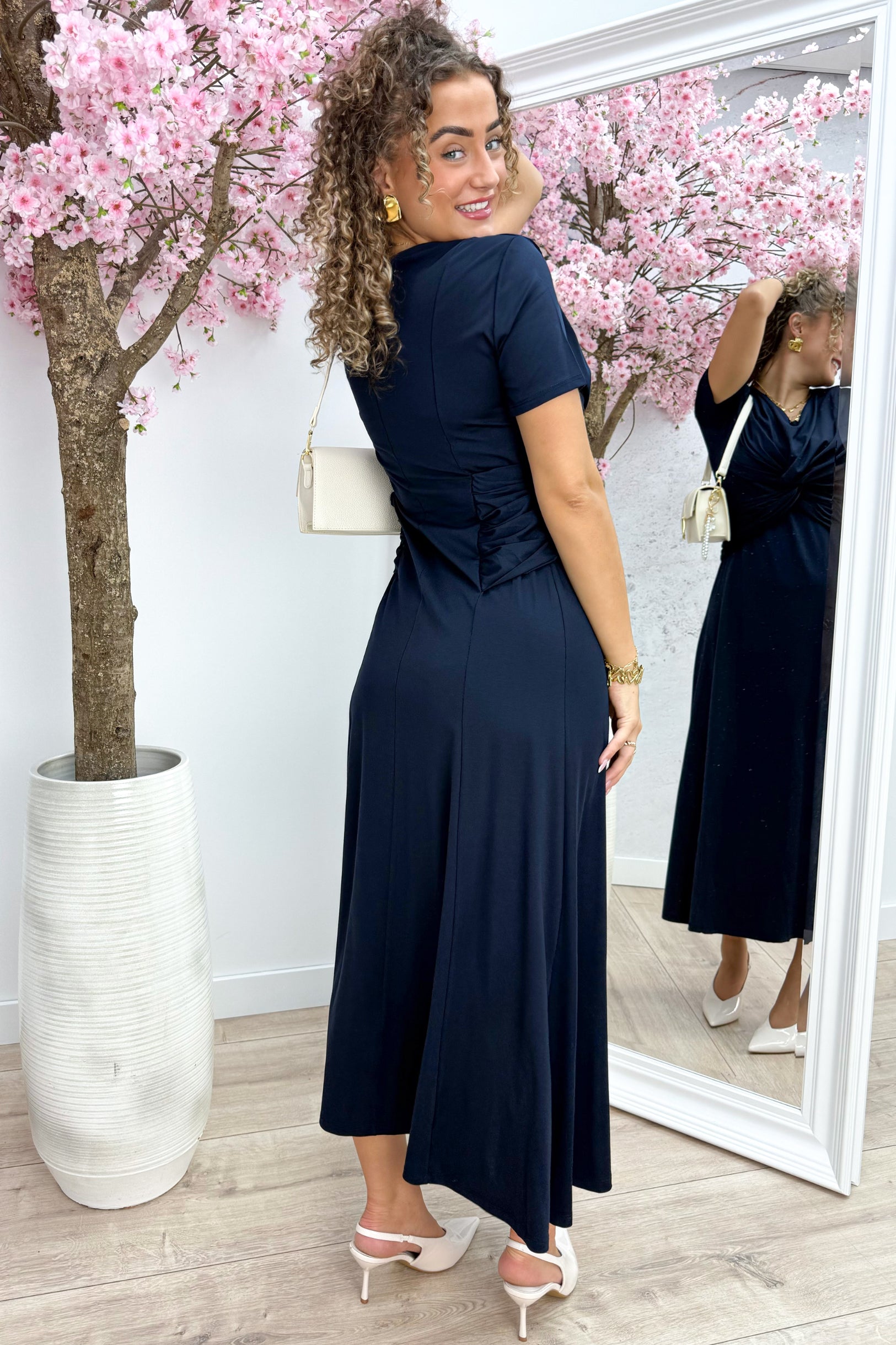 Robe toujours brillante - Marine