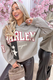 Big city vibes hoodie - Taupe