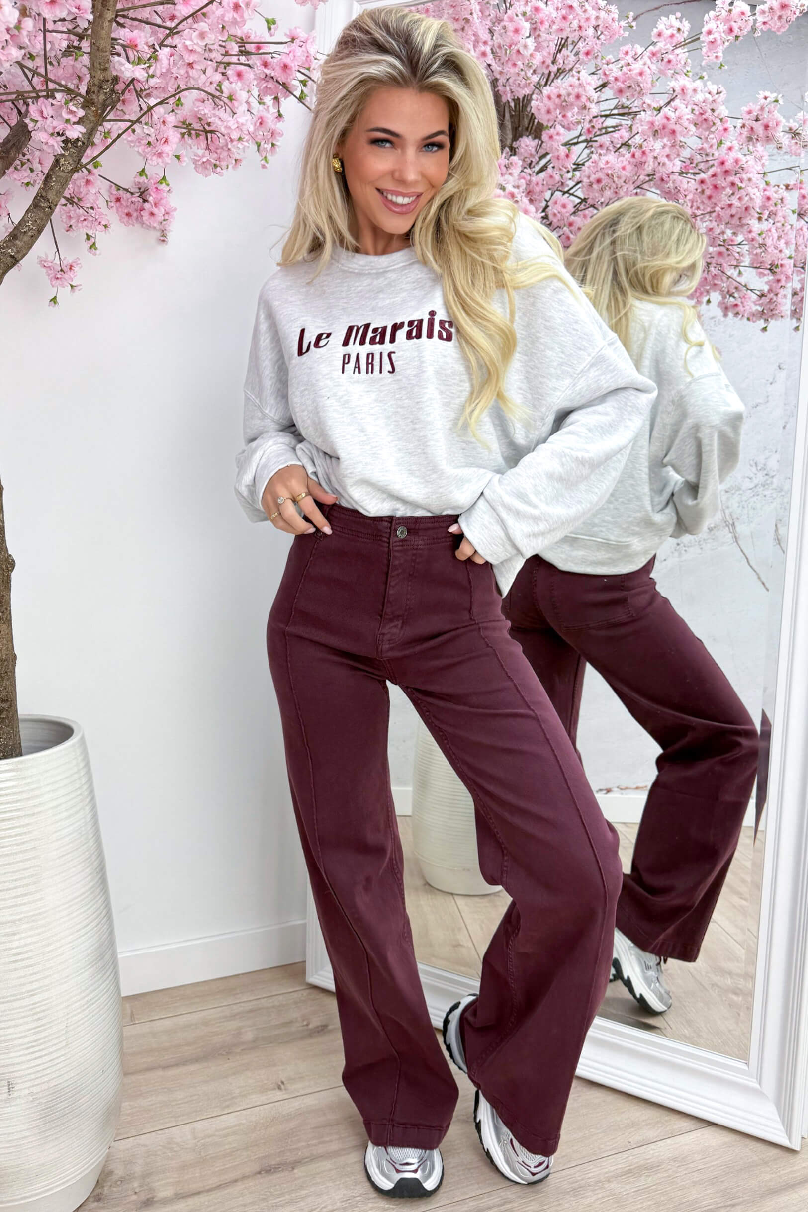 Le marais paris sweater - Lt. grijs
