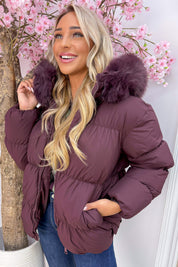 Snowy days are calling winterjas - Bordeaux