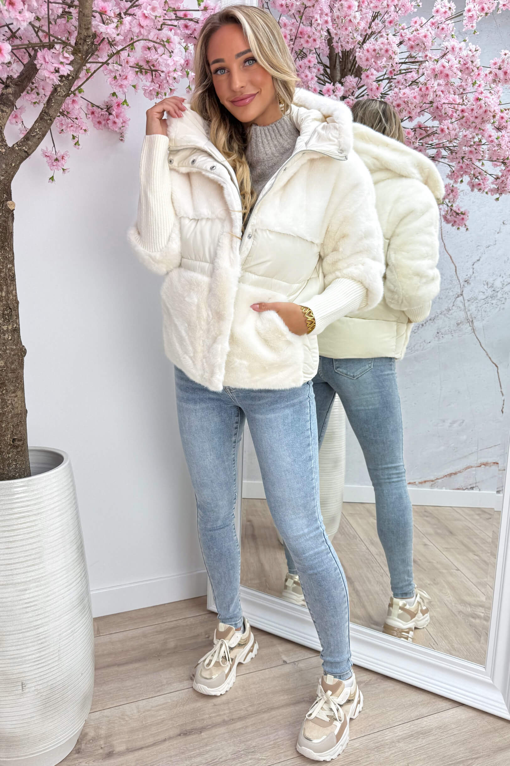 Furever winterjas - Lt. beige