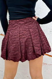 Amado Balloon Skort - Burdeos
