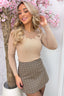 Magic in the details topje - Camel