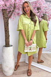 I'm your favorite denim dress - Olijf