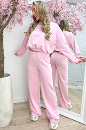 Chill moments comfy co-ord - Lollypop roze