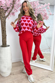 Made to love trui - Rood