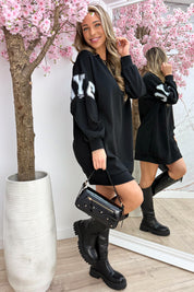 NYC sweater dress - Zwart