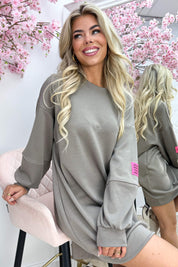 Perfect embleem dress - Taupe