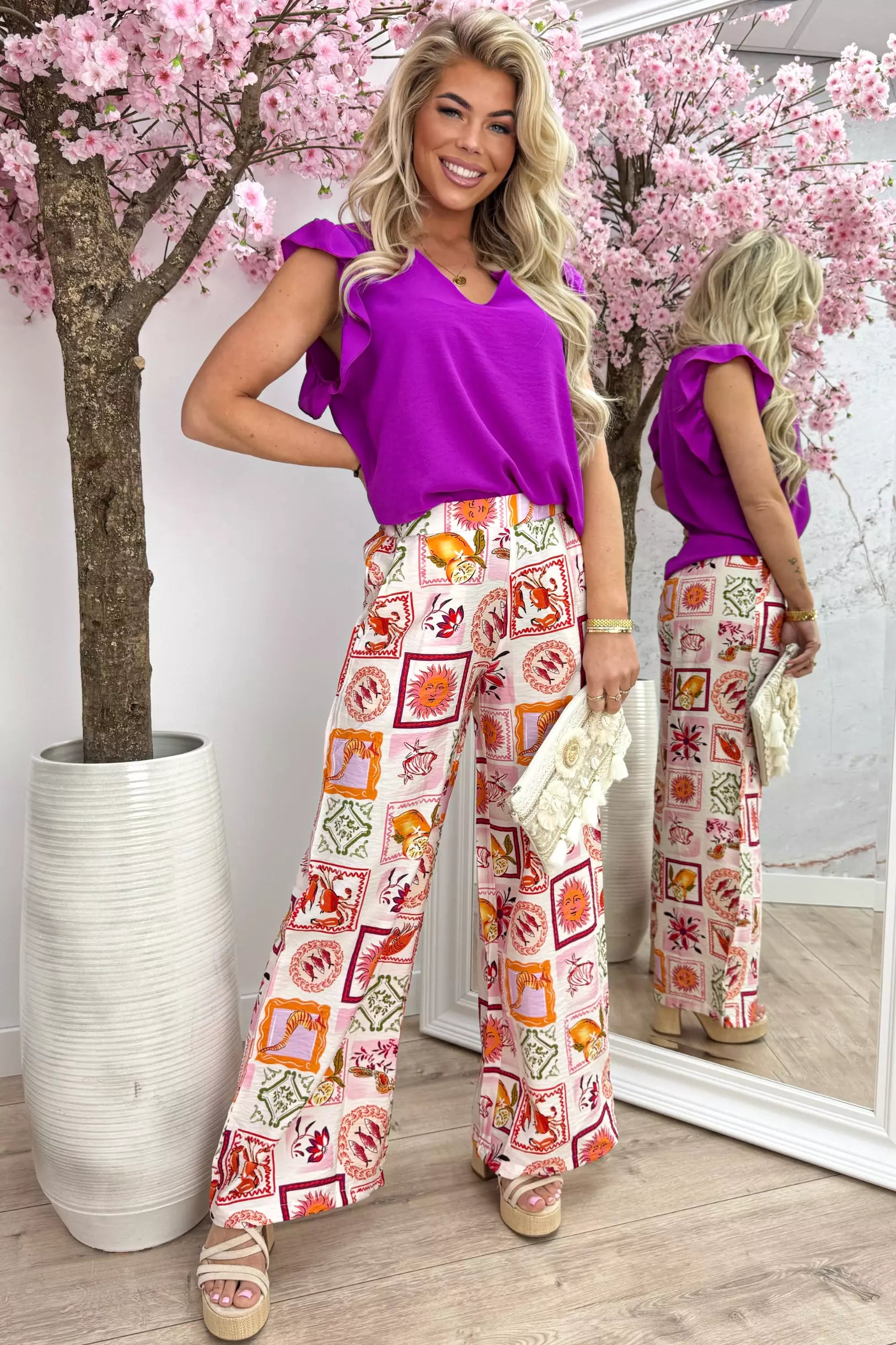 Flirty Fiesta Top - lila